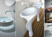 30+ unikālas vannas istabas izlietnes. Jūs noteikti kādu no šīm vēlētos arī sev